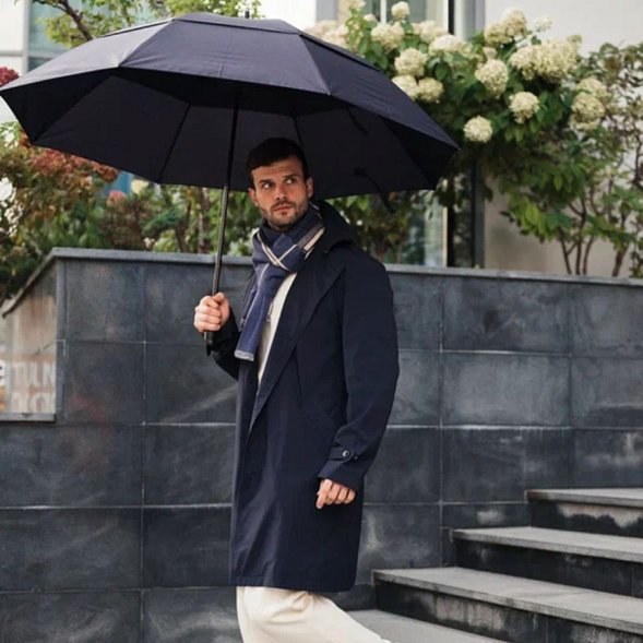 Зонт-трость Executive, темно-синий 