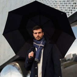 Зонт-трость Executive, темно-синий