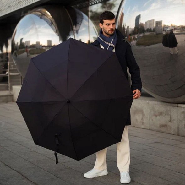 Зонт-трость Executive, темно-синий 