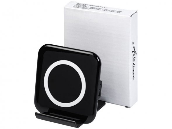 Беспроводная зарядка-подставка для смартфона Catena, черный 