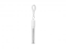 Многоразовая соломинка LADAS из нержавеющей стали 304, серебристый/белый