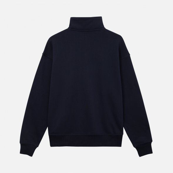 Толстовка на молнии унисекс FLOW, темно-синяя, размер XL/2XL 