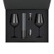 Подарочный набор 2 бокала для вина Black Edition + набор для вина Sacramento в черной коробке 