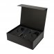 Подарочный набор 2 бокала для вина Black Edition + набор для вина Sacramento в черной коробке 