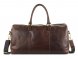 Сумка дорожная Mano Don Leon, натуральная кожа в коричневом цвете, 50 х 27 х 24 см 