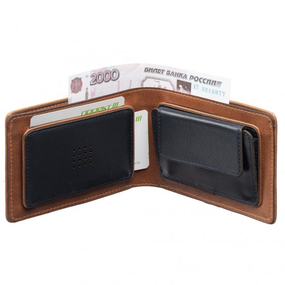 Портмоне Kalsa Palermo, синее 