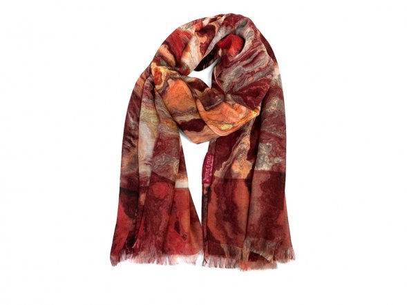 Мужской шарф Красный Оникс 
