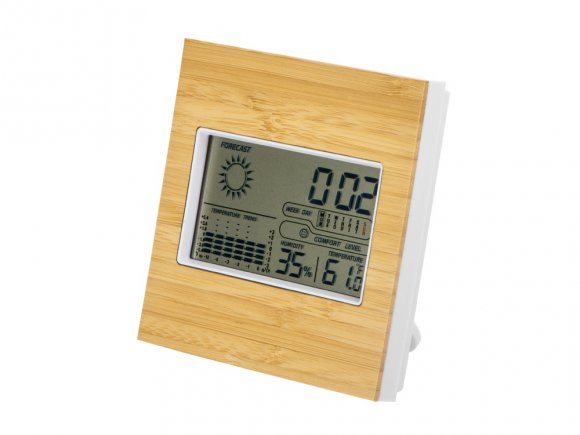Метеостанция из бамбука Moscow Heat (P) 