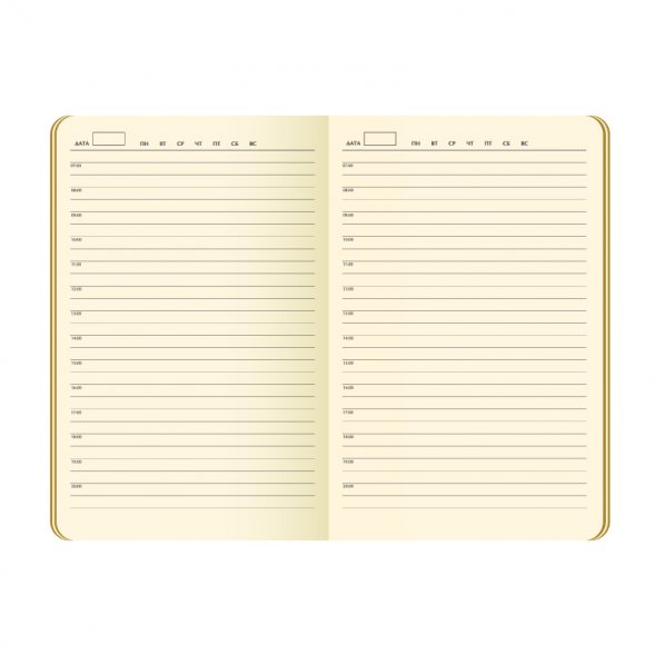 Ежедневник Spark недатированный, черный (без упаковки, без стикера) 