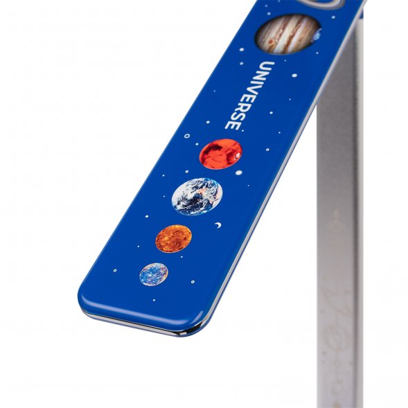 Настольная лампа c беспроводной зарядкой Lumos Ultramarine, синяя 