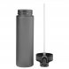 Бутылка для воды Flip, серая 