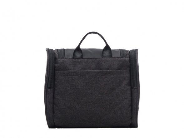 Несессер дорожный BUGATTI Universum, графитовый, полиэстер меланж/тарпаулин, 23,5х12х22,5 см, 7 л 