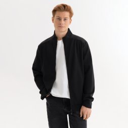 Толстовка на молнии ASTIN черная, размер S