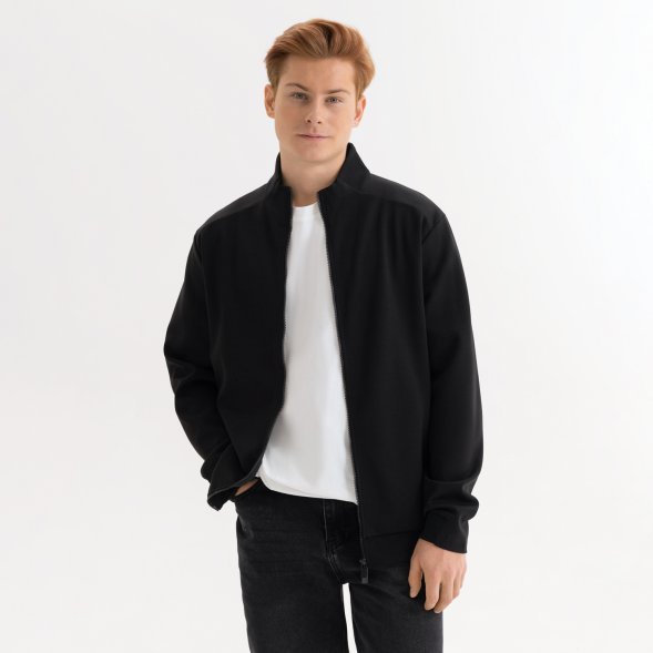 Толстовка на молнии ASTIN черная, размер S 