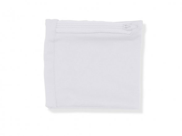 Эластичный браслет с карманом на молнии SPEED, белый 