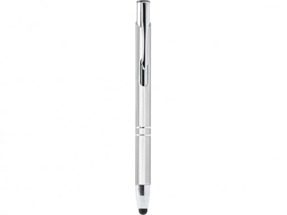 Ручка-стилус металлическая шариковая KRUGER, серебристый 