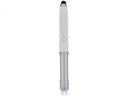 Ручка-стилус шариковая Xenon, белый, синие чернила