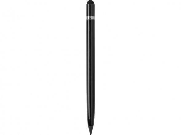 Вечный карандаш Eternal со стилусом и ластиком, черный 