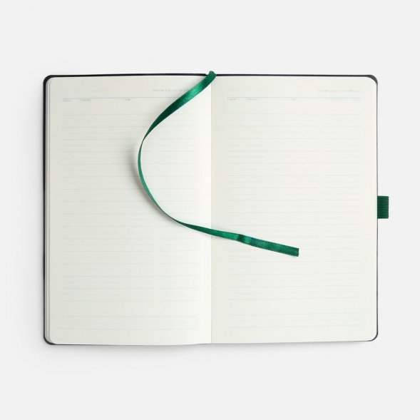 Ежедневник Lungo, недатированный, зеленый 