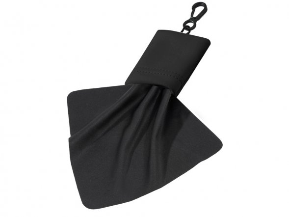 Очищающая салфетка Neat из микрофибры в чехле, черный 