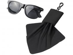 Очищающая салфетка Neat из микрофибры в чехле, черный