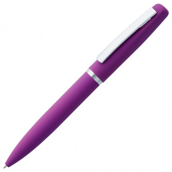 Ручка шариковая Bolt Soft Touch, фиолетовая 