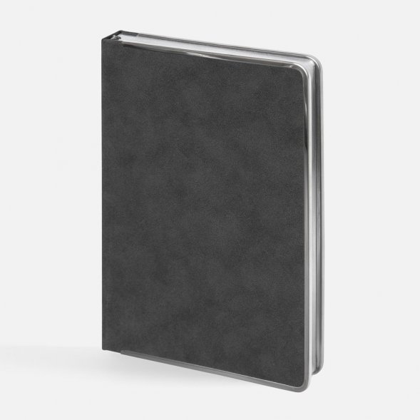 Ежедневник Metal Frame на заказ, датированный, темно-серый 