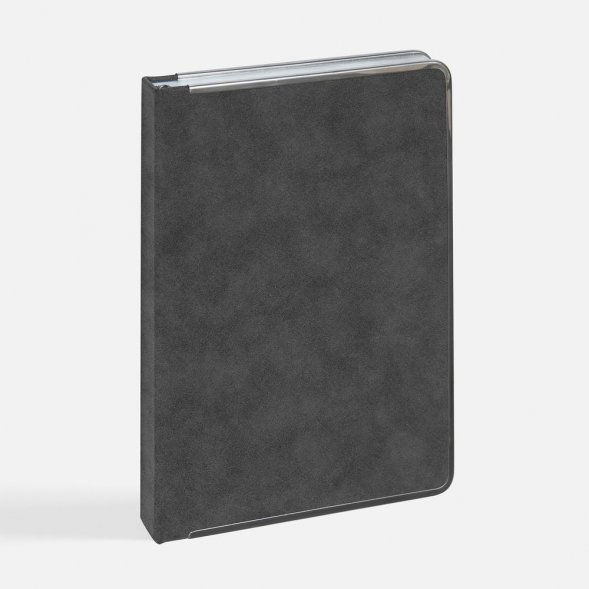 Ежедневник Metal Frame на заказ, датированный, темно-серый 