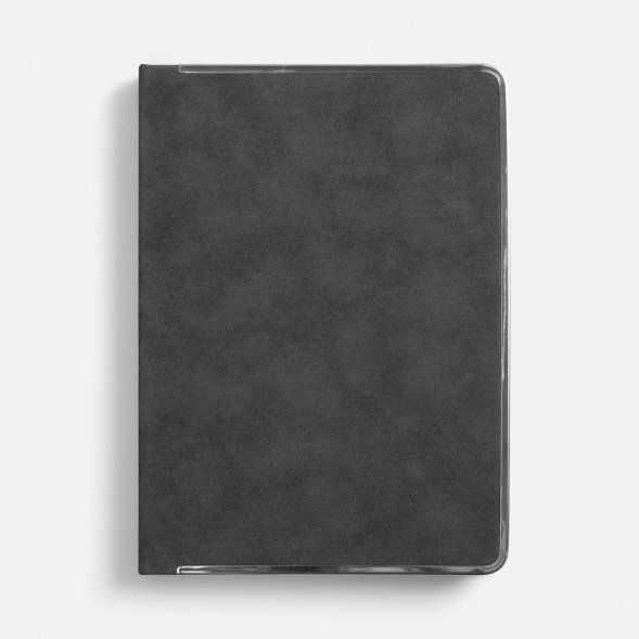 Ежедневник Metal Frame на заказ, датированный, темно-серый 