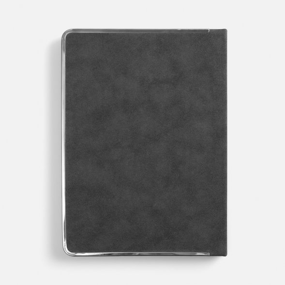 Ежедневник Metal Frame на заказ, датированный, темно-серый 