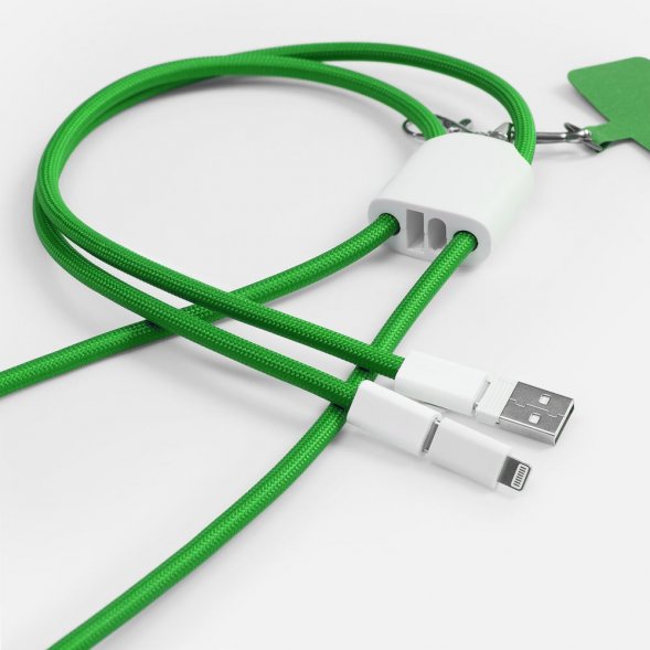 Кабель-ланьярд energyFlex Pro, зеленый 