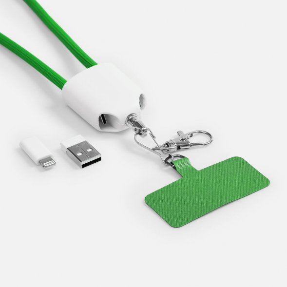 Кабель-ланьярд energyFlex Pro, зеленый 