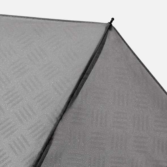 Зонт складной Hard Work с проявляющимся рисунком, серый 