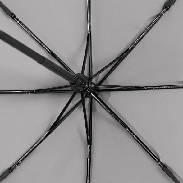 Зонт складной Hard Work с проявляющимся рисунком, серый 