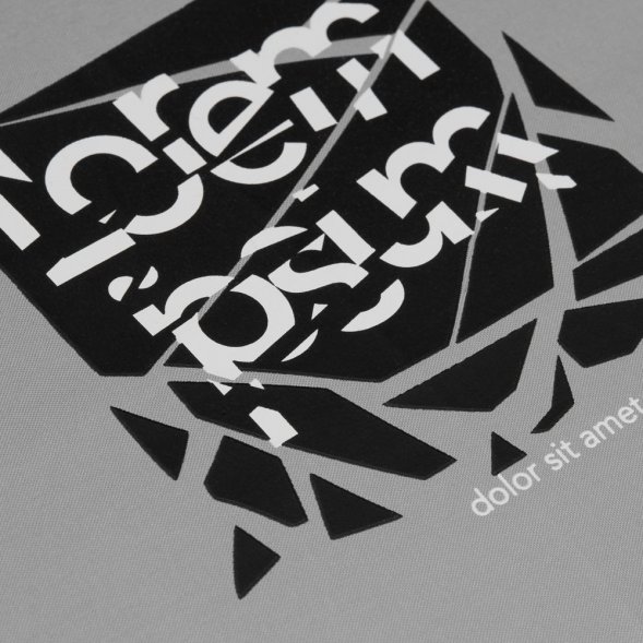 Зонт складной Hard Work с проявляющимся рисунком, серый 