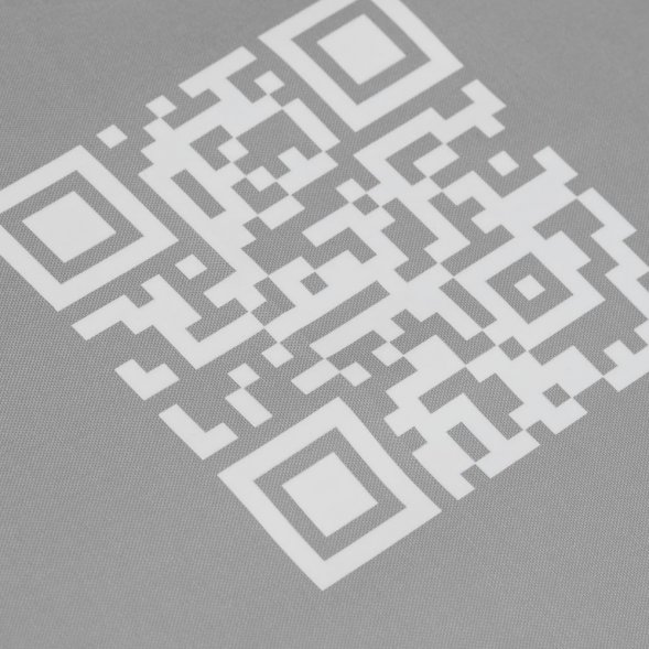 Зонт складной Hard Work с проявляющимся рисунком, серый 