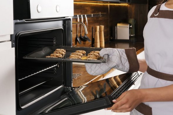 Прихватка-рукавица Keep Palms, горчичная 