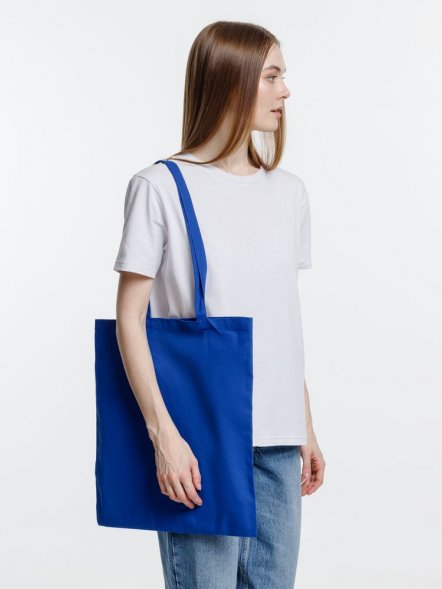 Холщовая сумка Optima 135, ярко-синяя 
