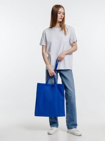 Холщовая сумка Optima 135, ярко-синяя 