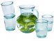 Набор из 5 предметов Terazza, изготовленных из переработанного стекла, прозрачный 