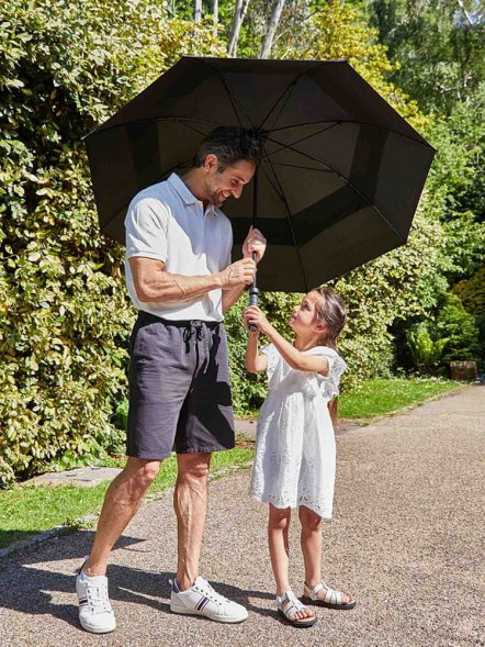 Зонт-трость Stormshield, черный 