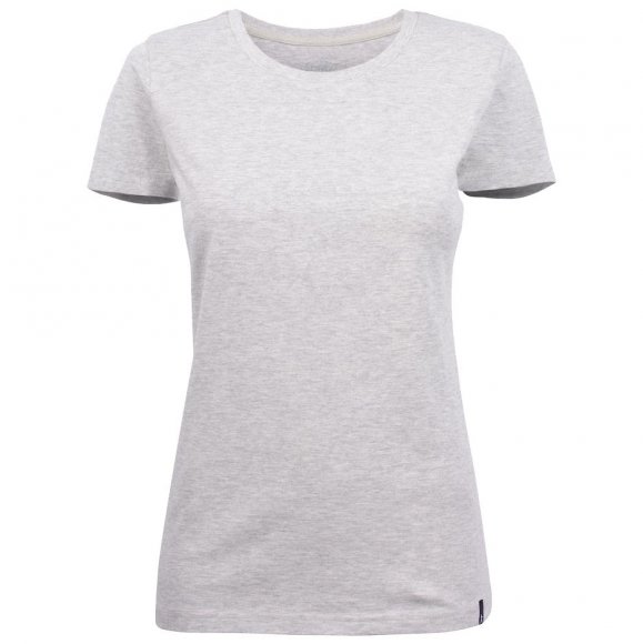 Футболка женская Ladies American U, светлый меланж 