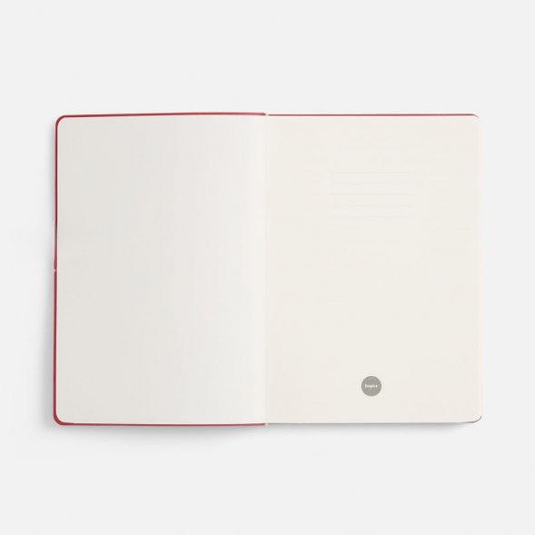 Ежедневник Kuka, недатированный, ver.2, красный 