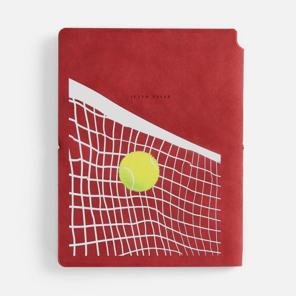 Ежедневник Kuka, недатированный, ver.2, красный 