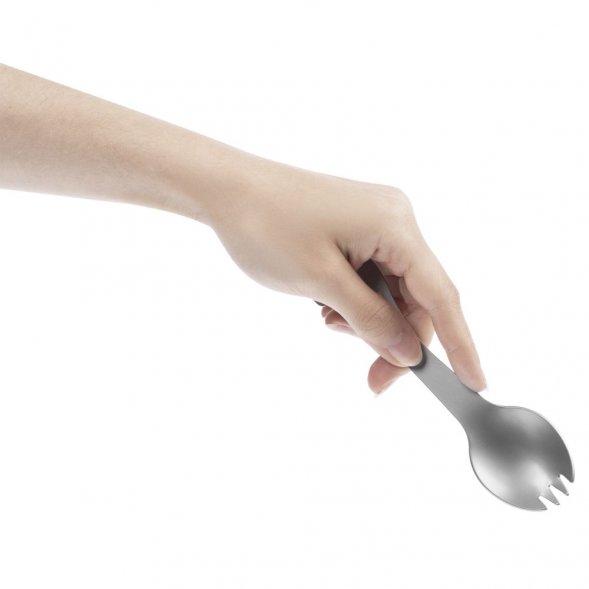 Походный столовый прибор Twin Win, стальной 