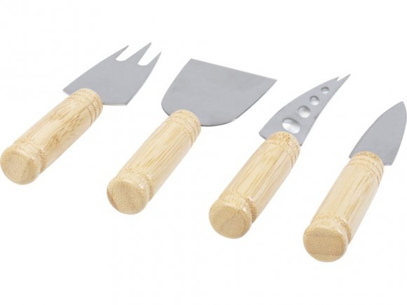 Cheds Набор для сыра из бамбука (4 предмета), natural 