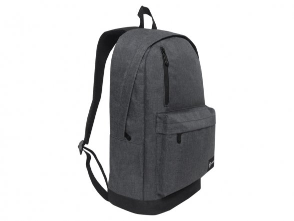 Рюкзак TORBER GRAFFI, серый, полиэстер меланж, 46 х 29 x 18 см 