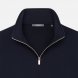 Толстовка на молнии унисекс FLOW, темно-синяя, размер 3XL/4XL 