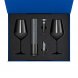 Подарочный набор 2 бокала для вина Black Edition + набор для вина Sacramento в синей коробке 