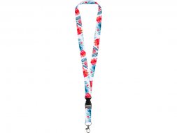 Ланъярд 2 см с карабином и межуровневым замком